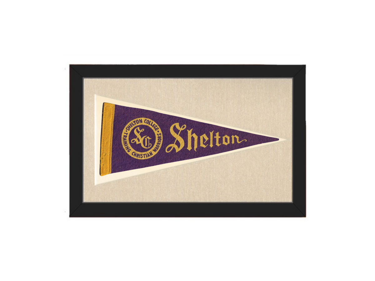 Vintage Southern Methodist University Pennant