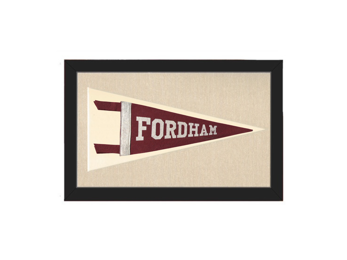 Vintage Fordham University Pennant