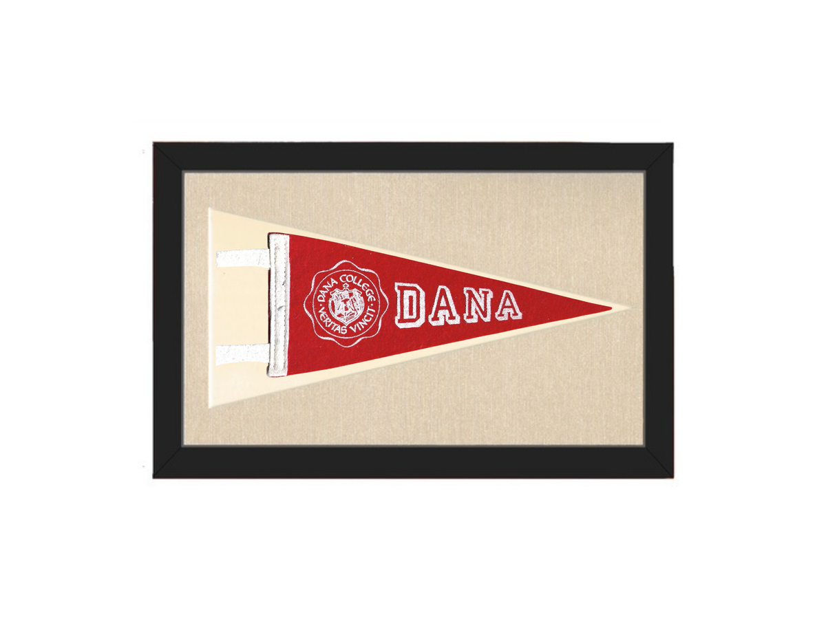 Vintage Dana College Pennant