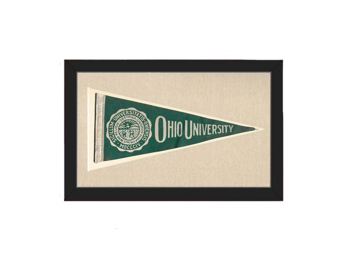 Vintage Ohio University Pennant