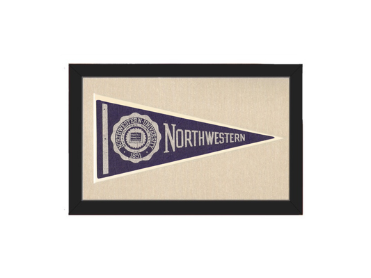 Vintage Northwestern University Pennant
