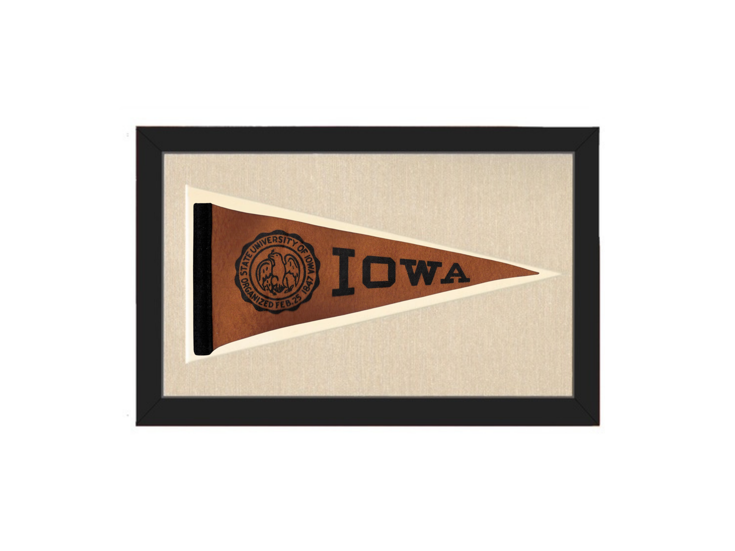 Vintage Iowa Pennant