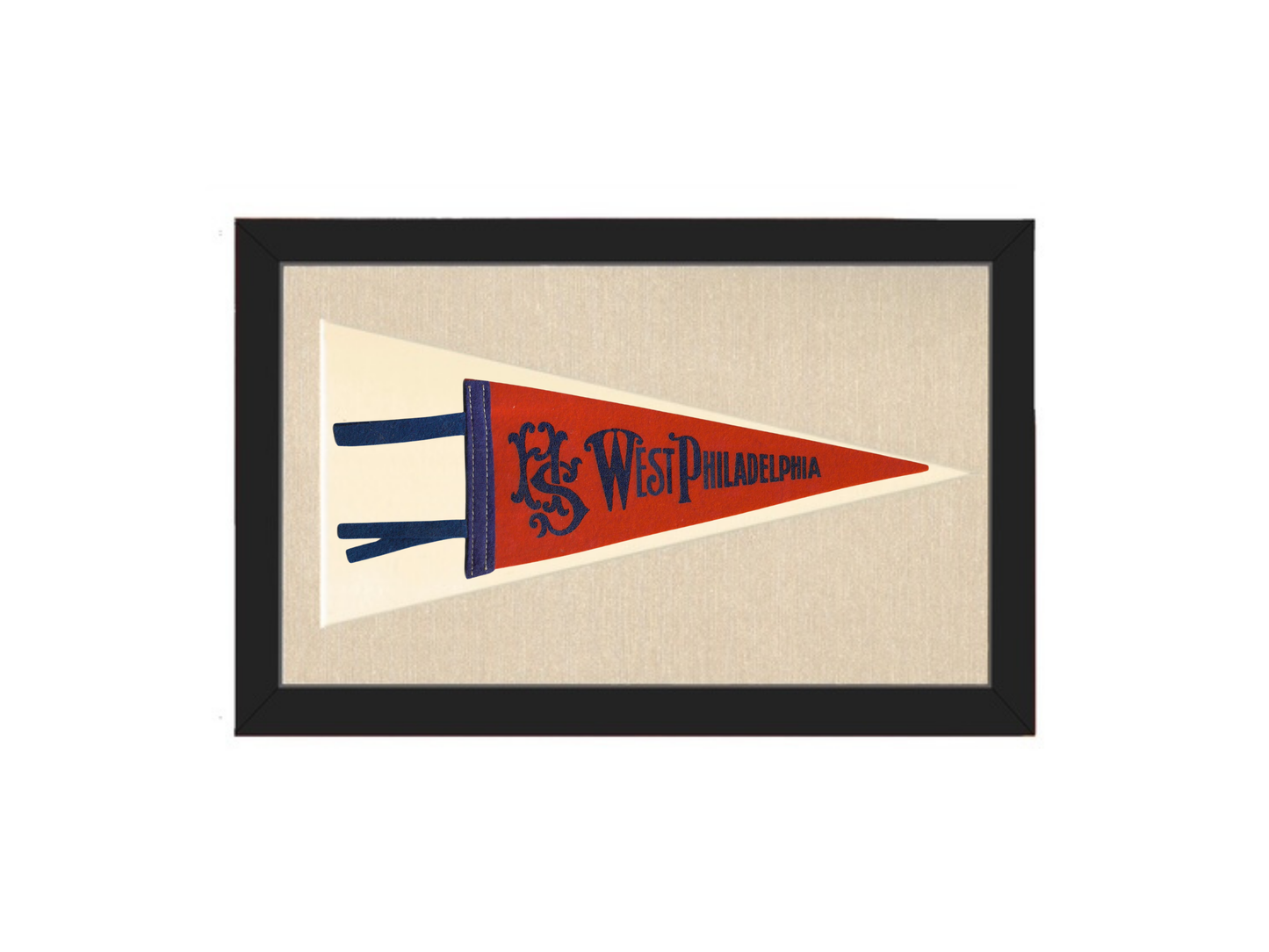 Vintage West Philadelphia Pennant