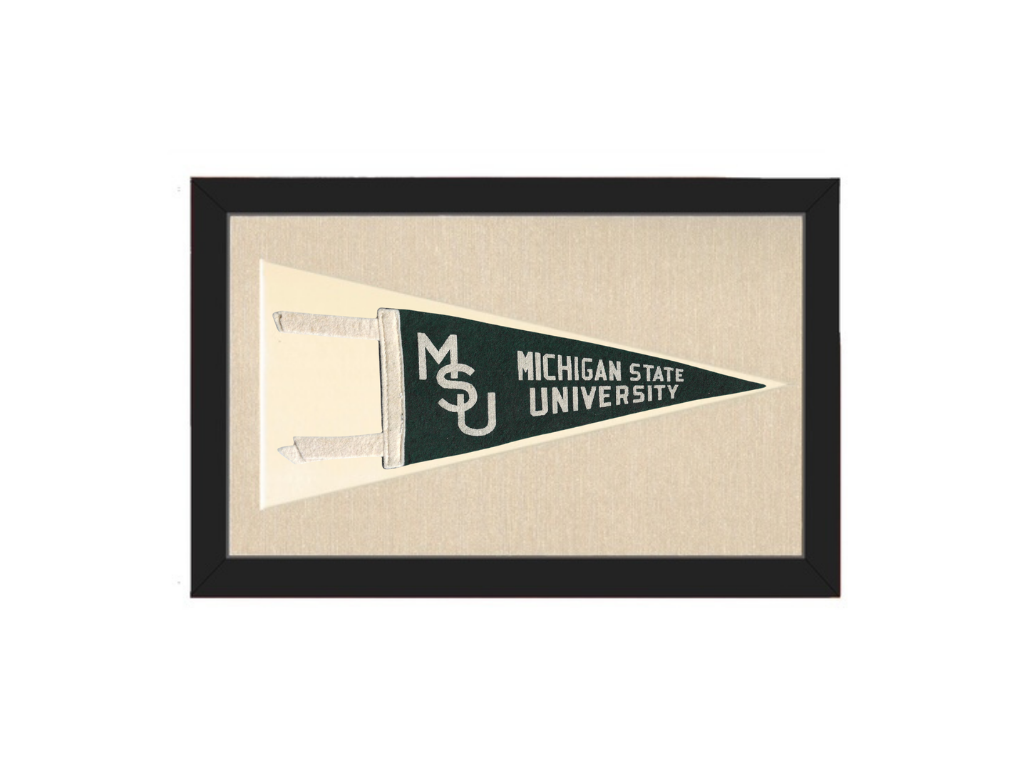 Vintage Michigan State University Pennant