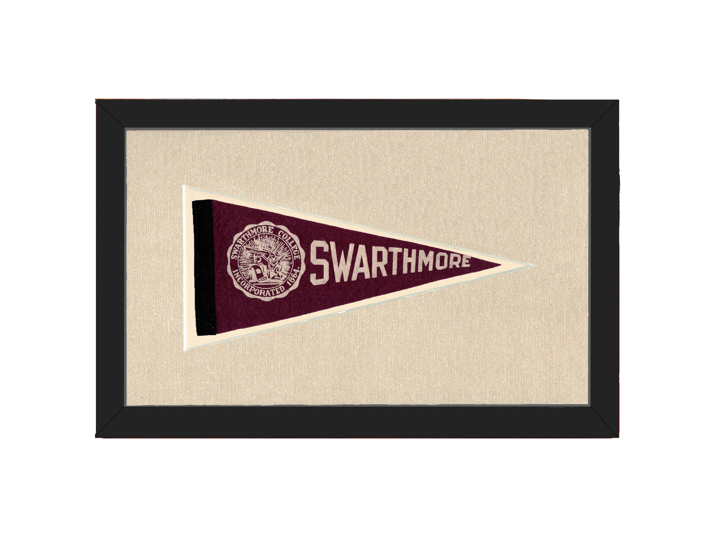 Vintage Swarthmore College Pennant