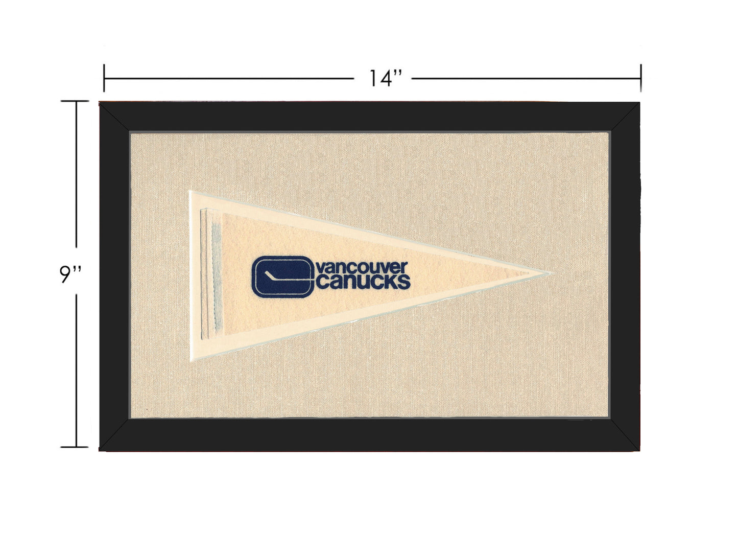 Vintage Vancouver Canucks Pennant