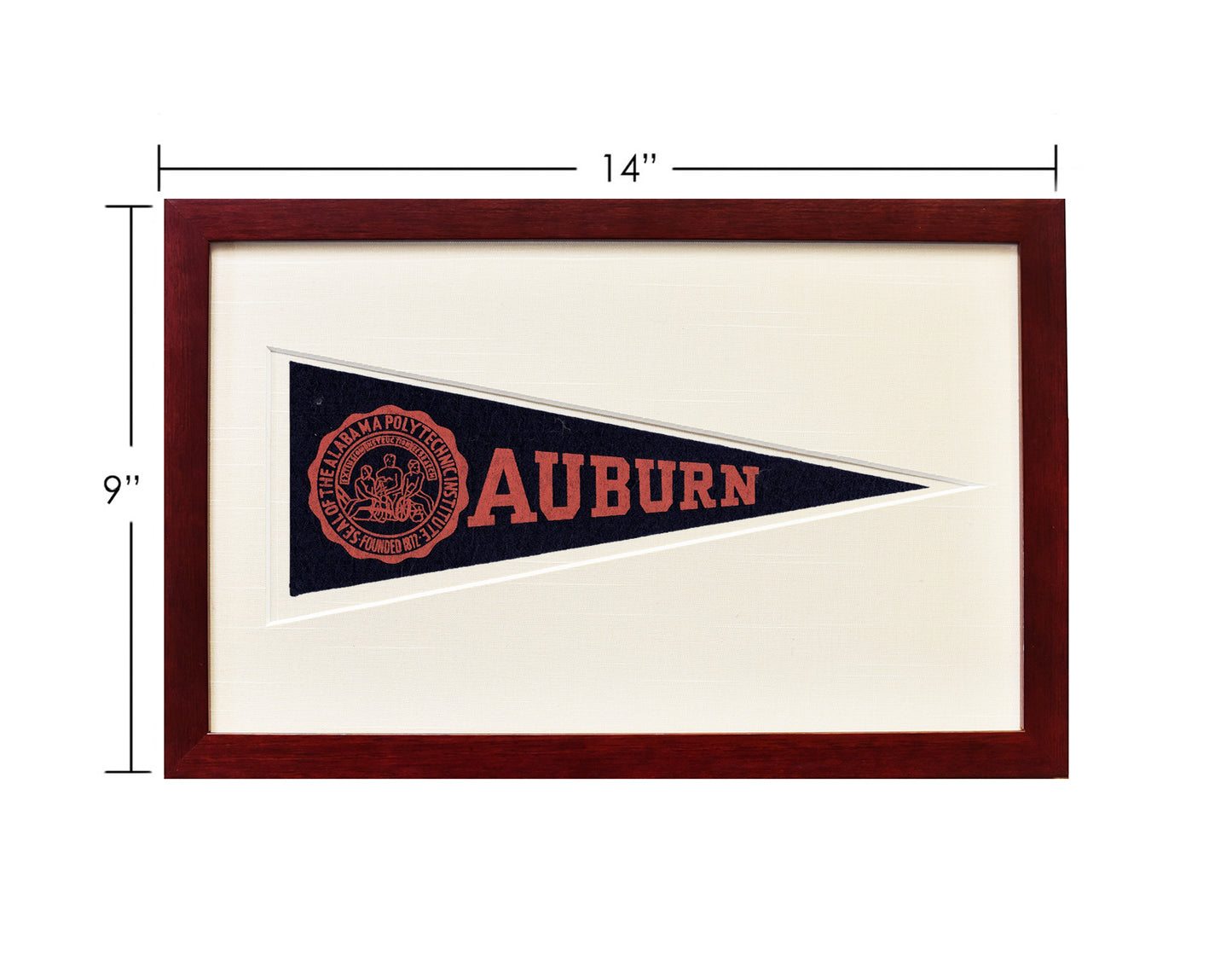 Vintage Auburn University Hormel Pennant