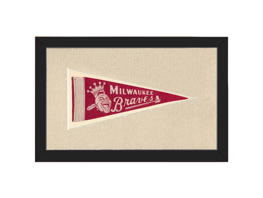 Vintage Milwaukee Braves Pennant