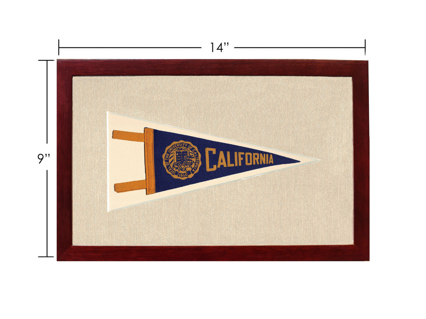 Vintage University of California Pennant