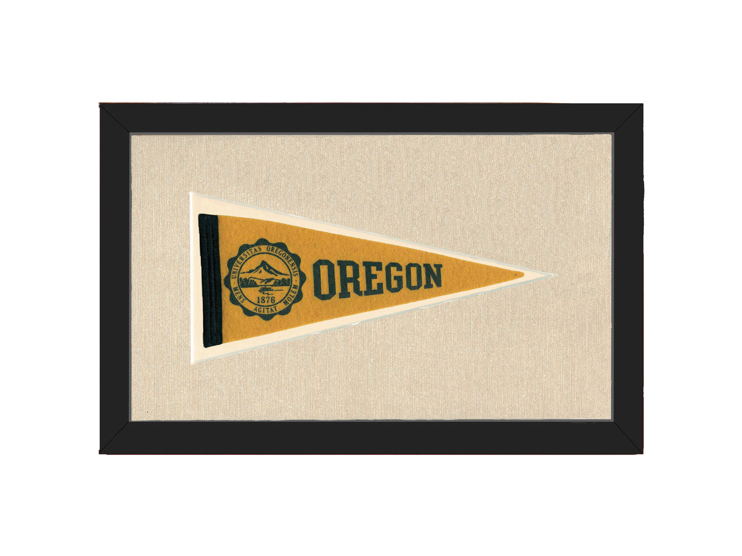 Vintage University of Oregon Pennant