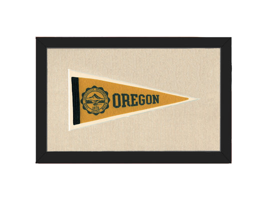 Vintage University of Oregon Pennant