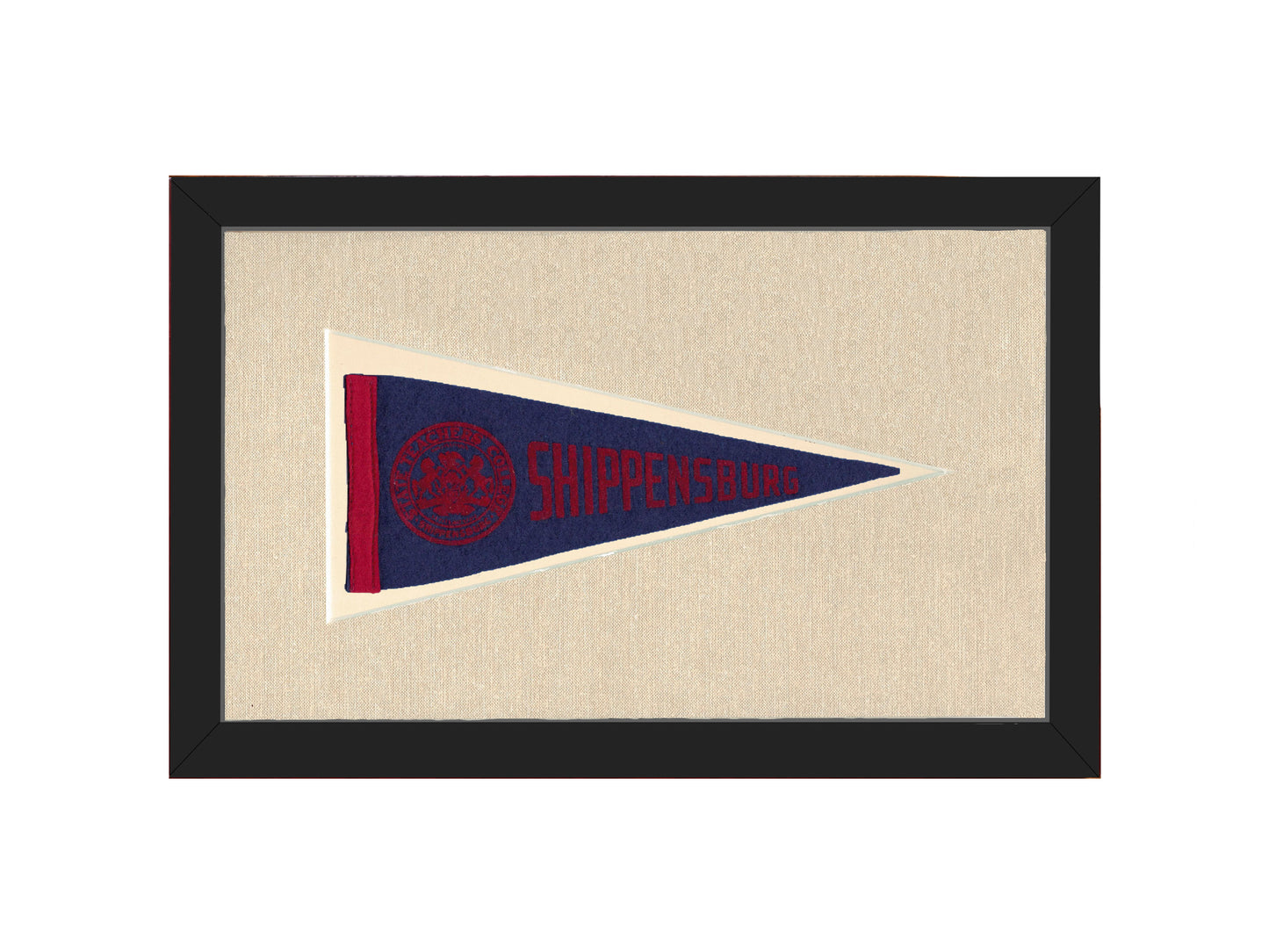 Vintage Shippensburg College Pennant