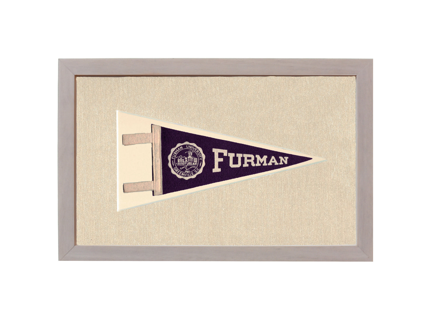 Vintage Furman University Pennant