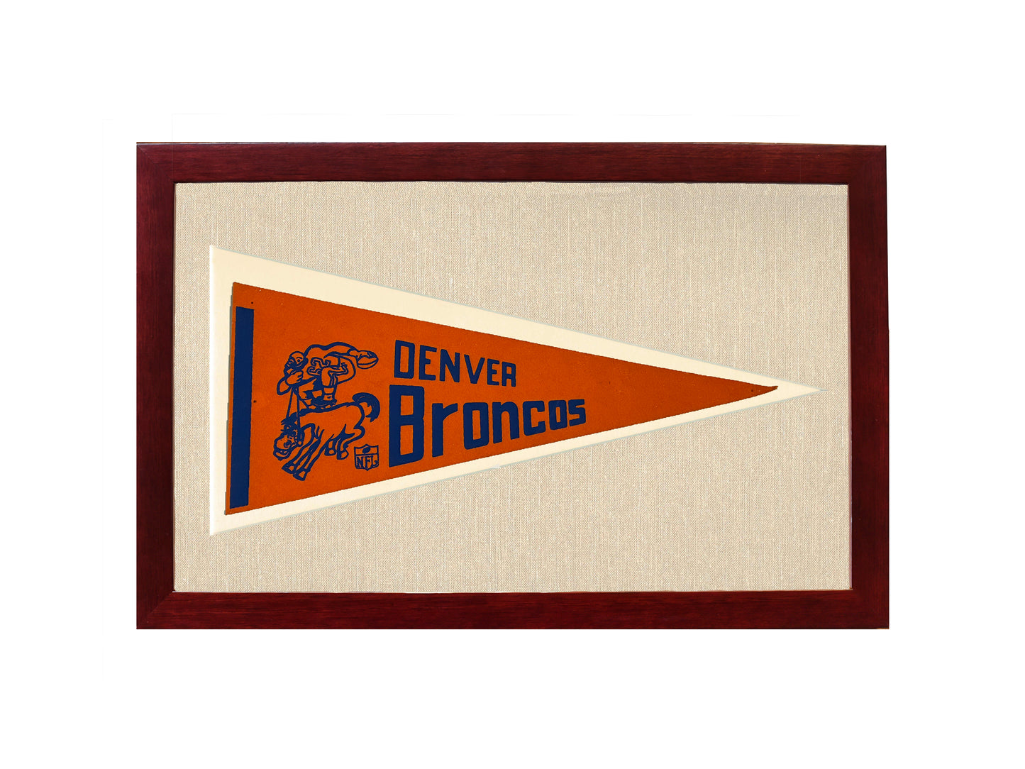 Vintage Denver Broncos Pennant
