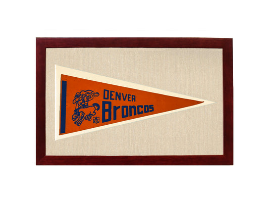 Vintage Denver Broncos Pennant