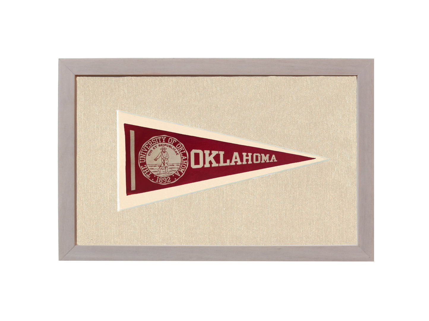 Vintage University of Oklahoma Pennant