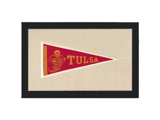 Vintage Tulsa University Pennant