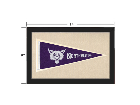 Vintage Northwestern Pennant