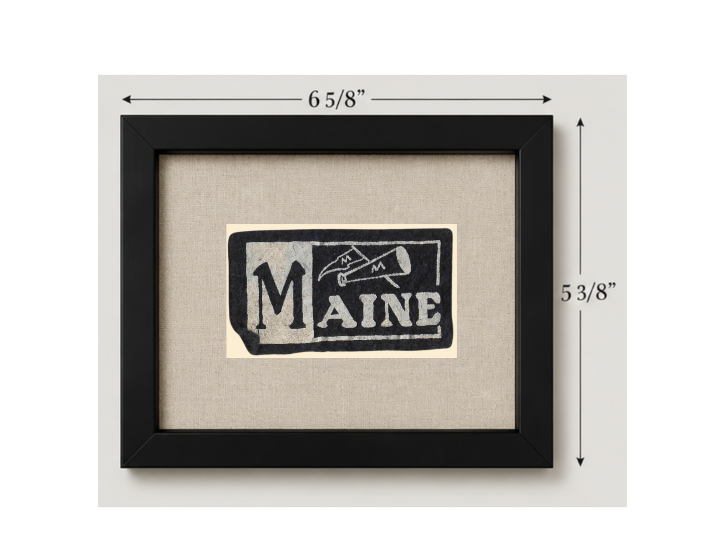 Vintage University of Maine Candy Felt