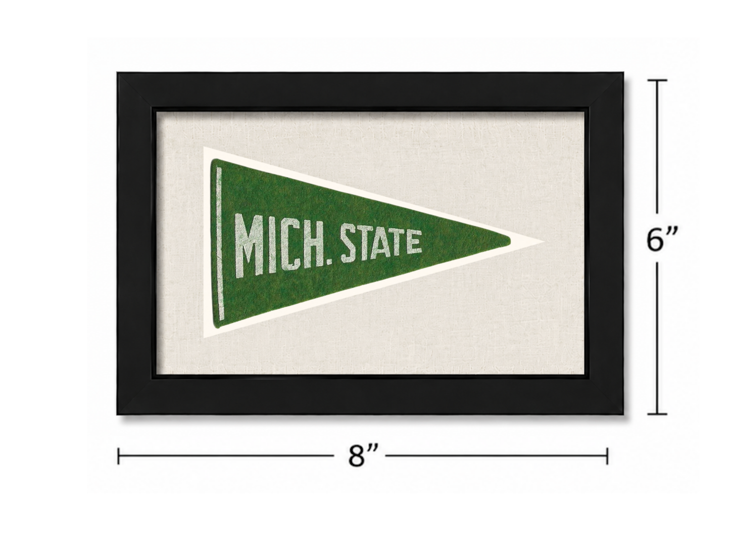 Vintage MSU Pennant