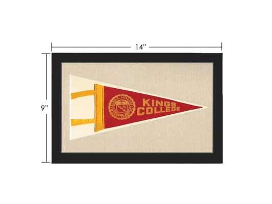 Vintage Kings College Pennant