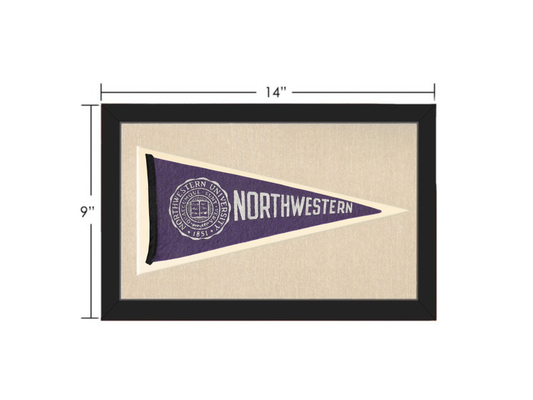 Vintage Northwestern University Pennant
