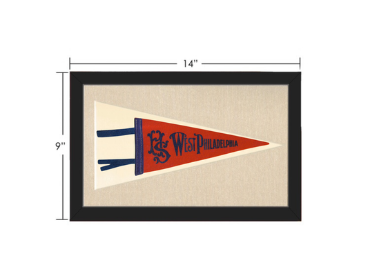 Vintage West Philadelphia Pennant