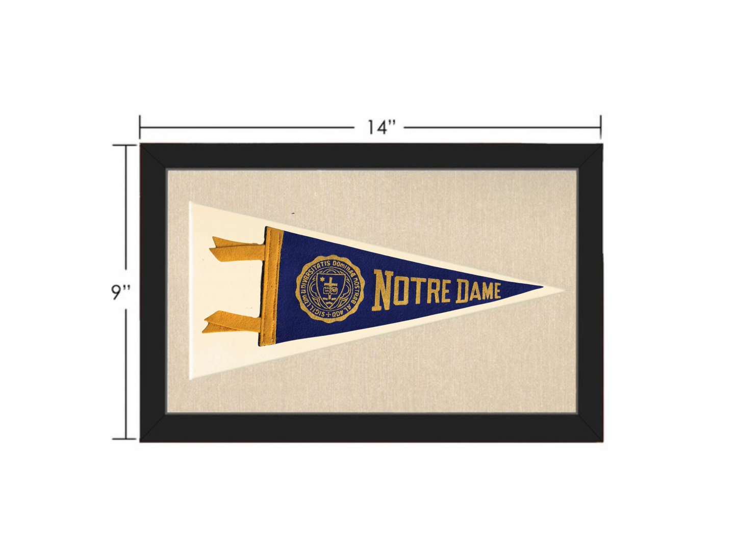 Vintage Notre Dame Pennant