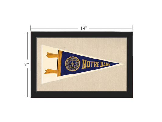 Vintage Notre Dame Pennant
