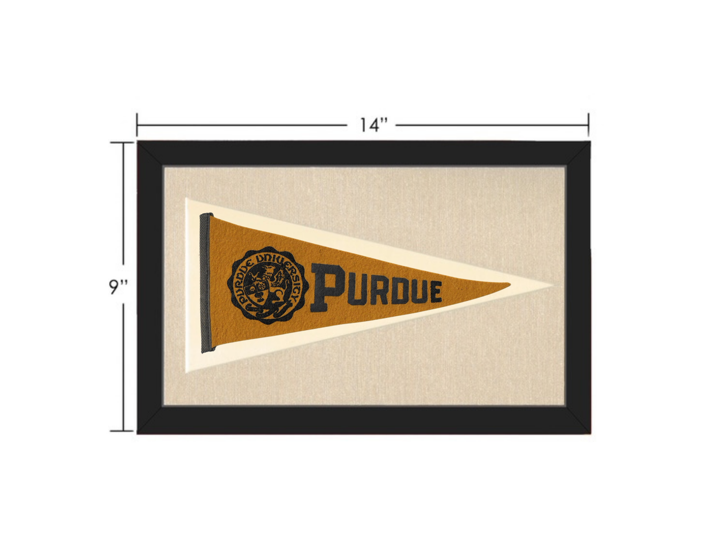 Vintage Purdue Pennant