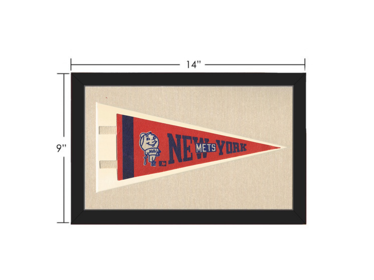 Vintage New York Mets Pennant