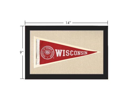 Vintage University of Wisconsin Pennant