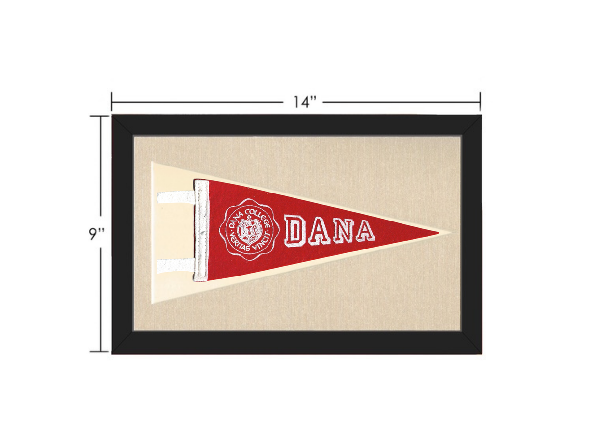 Vintage Dana College Pennant