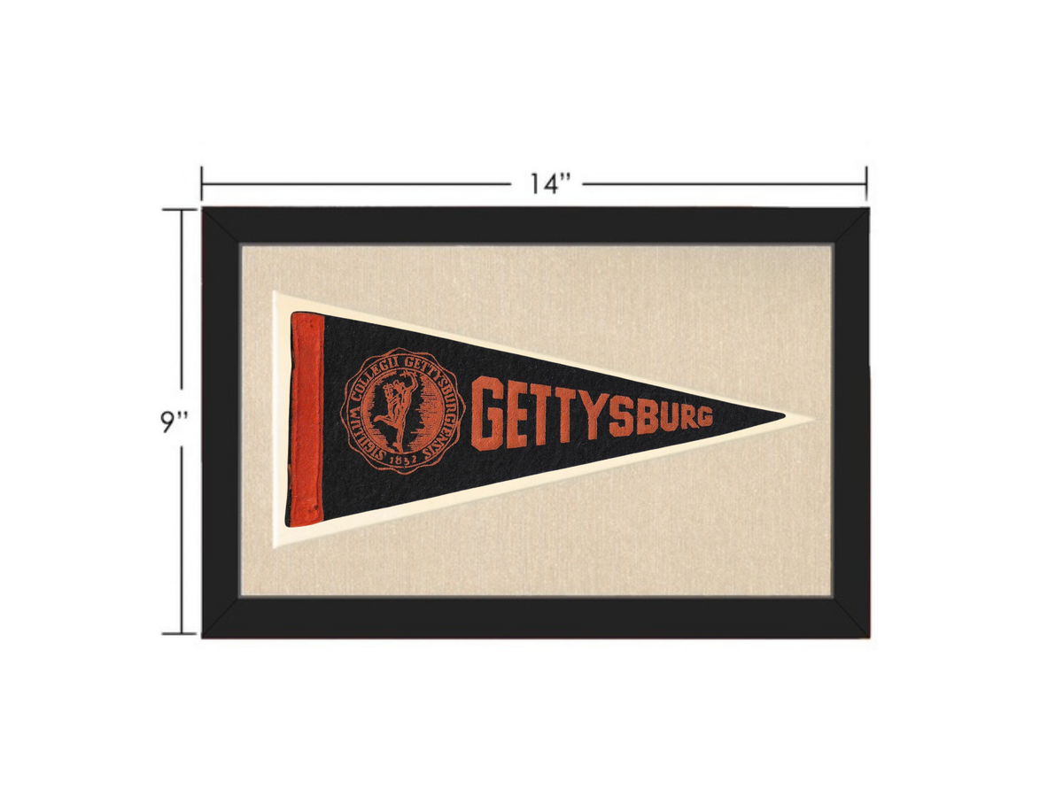 Vintage Gettysburg College Pennant