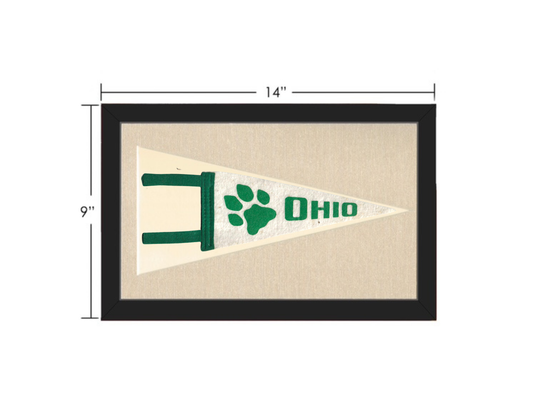 Vintage Ohio University Pennant