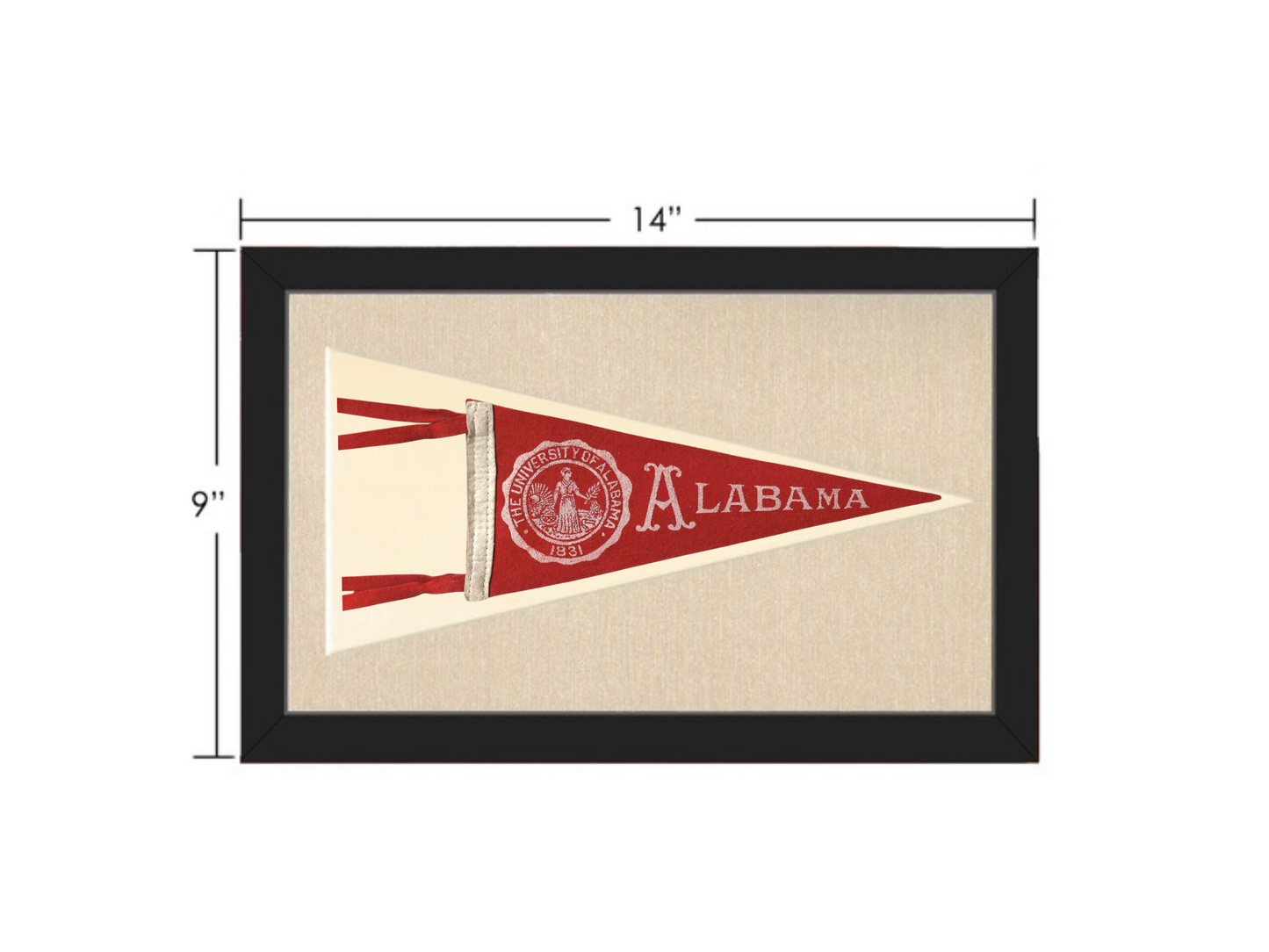 Vintage Alabama Pennant