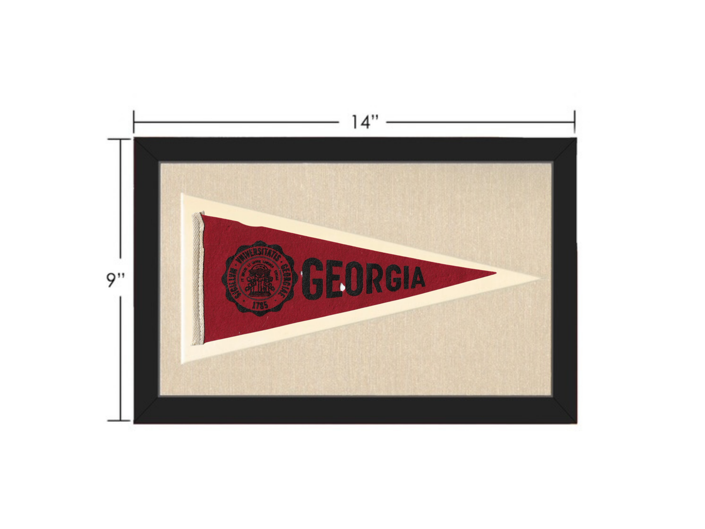 Vintage University of Georgia Pennant