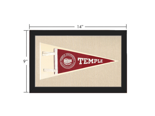 Vintage Temple University Pennant