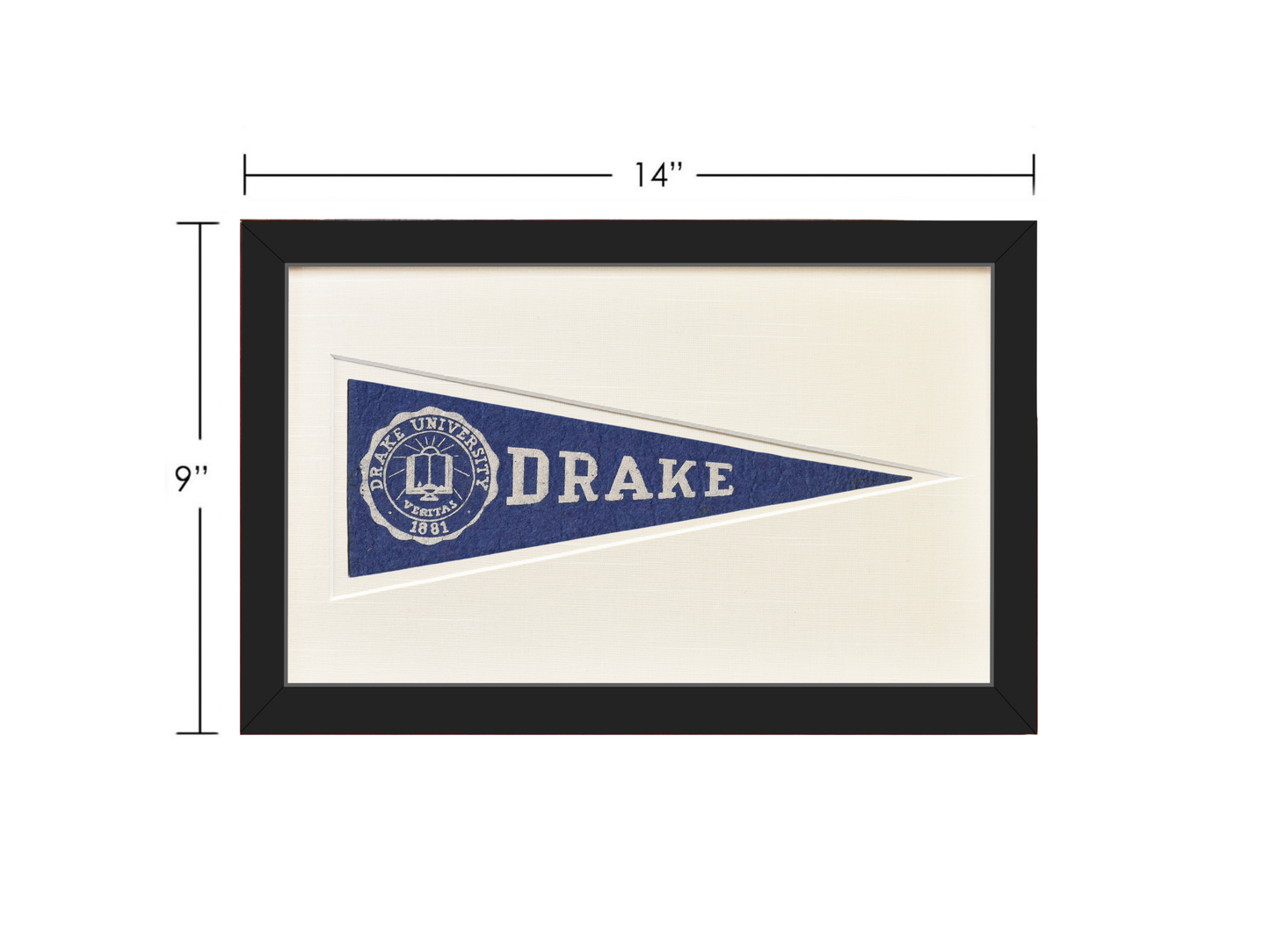 Vintage Drake University Hormel Pennant