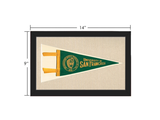Vintage University of San Francisco Pennant