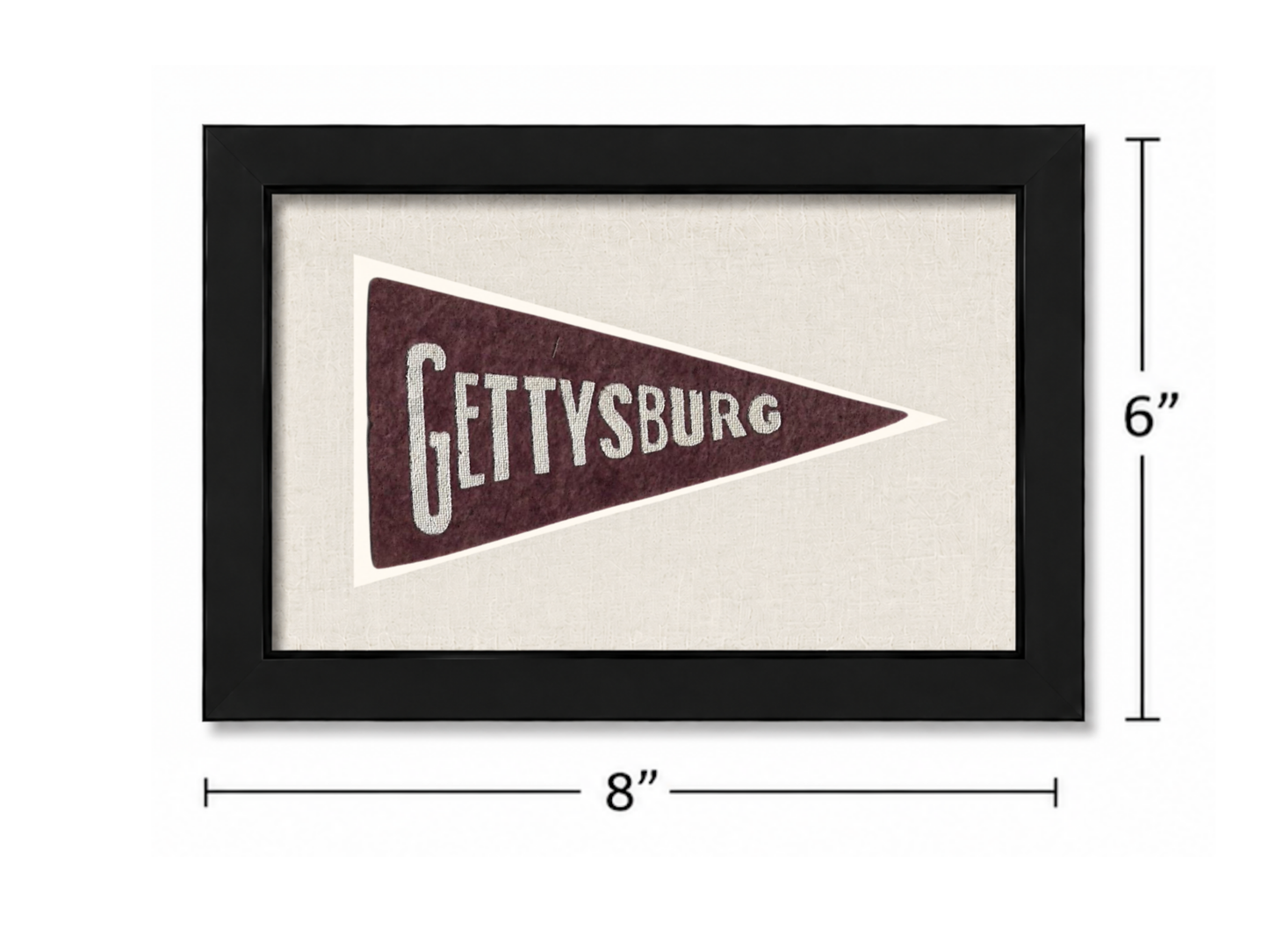 Vintage Gettysburg College Pennant