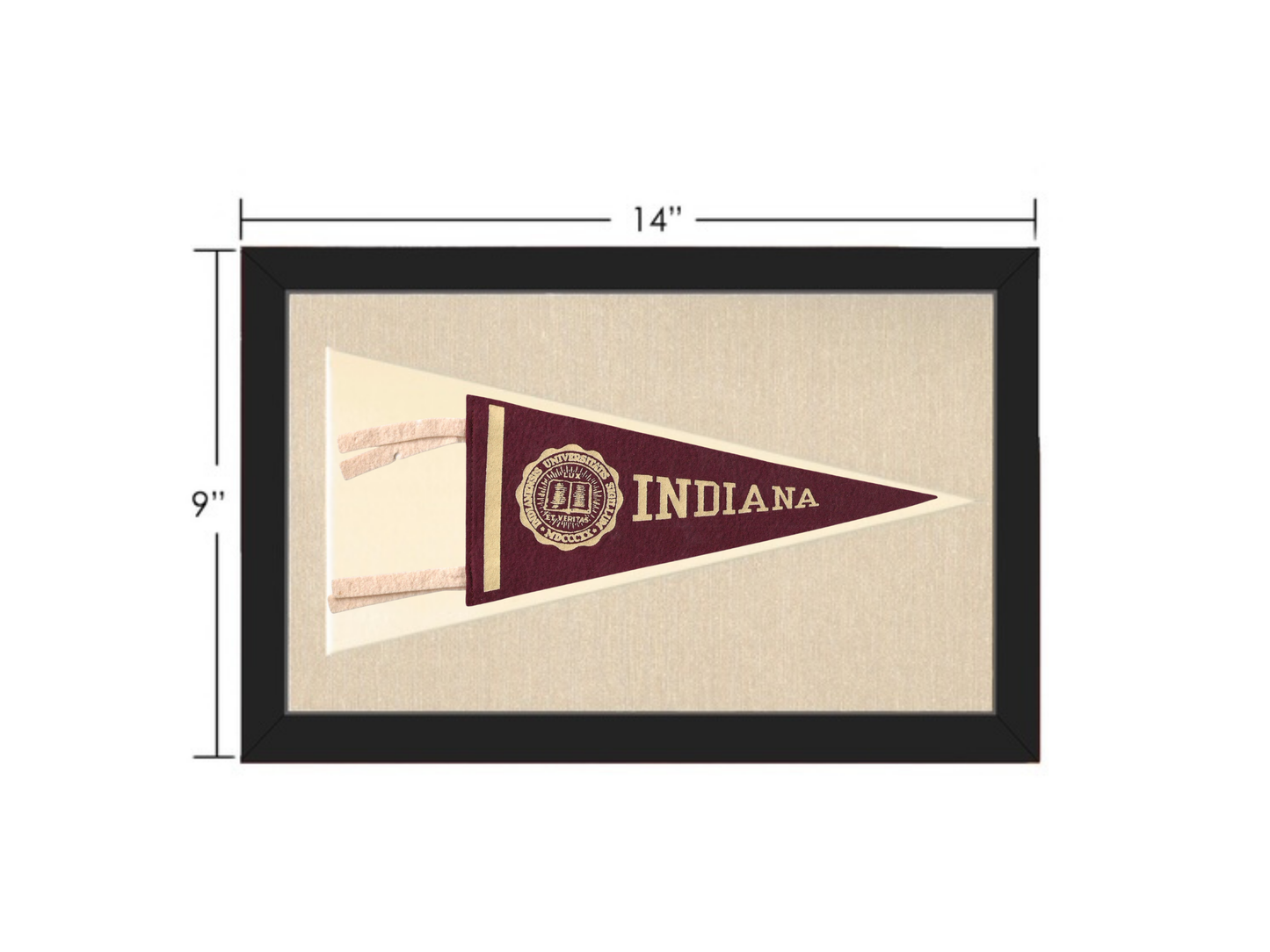 Vintage Indiana Pennant