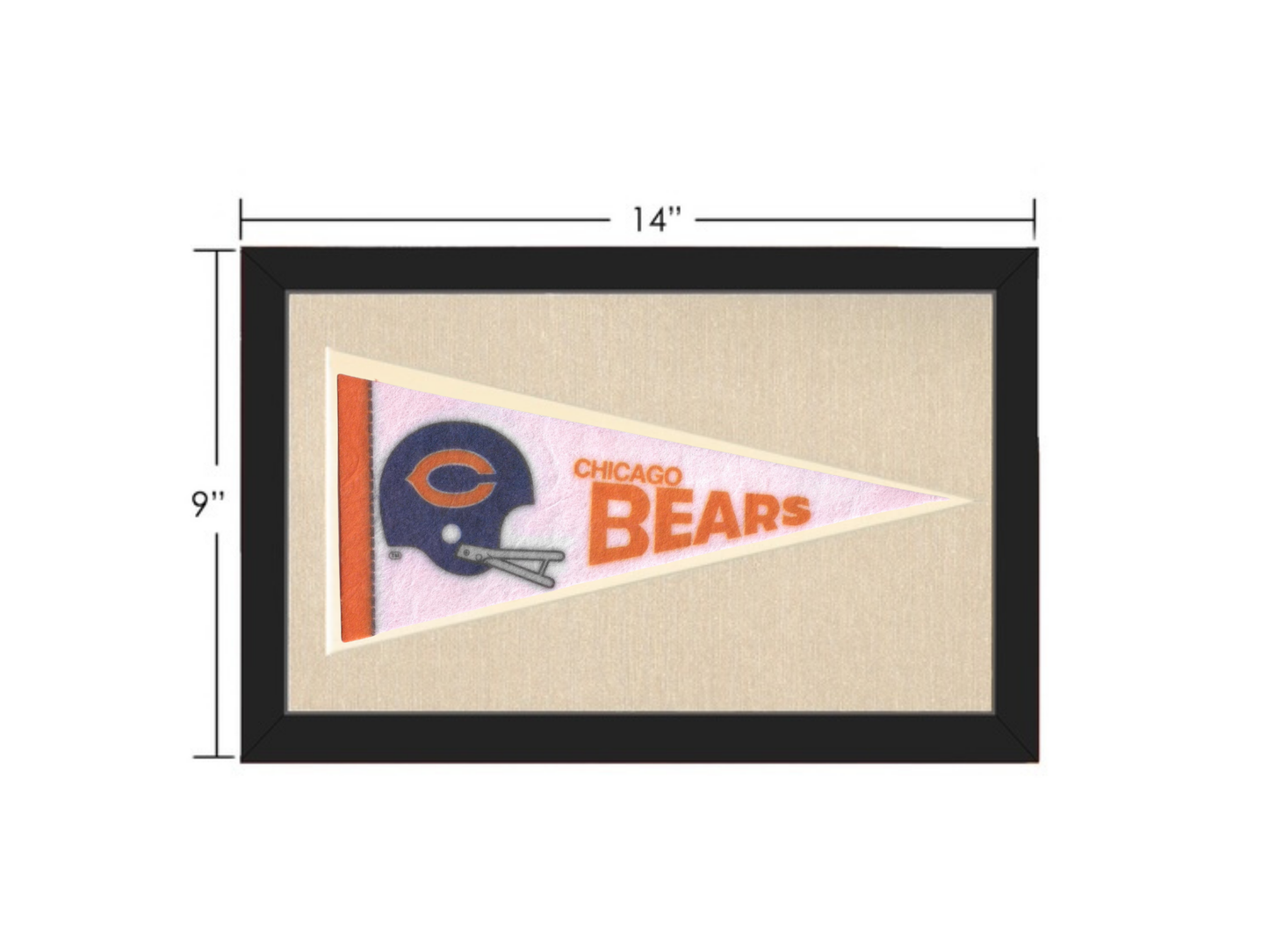 Vintage Chicago Bears Pennant