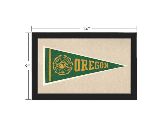 Vintage Oregon Pennant