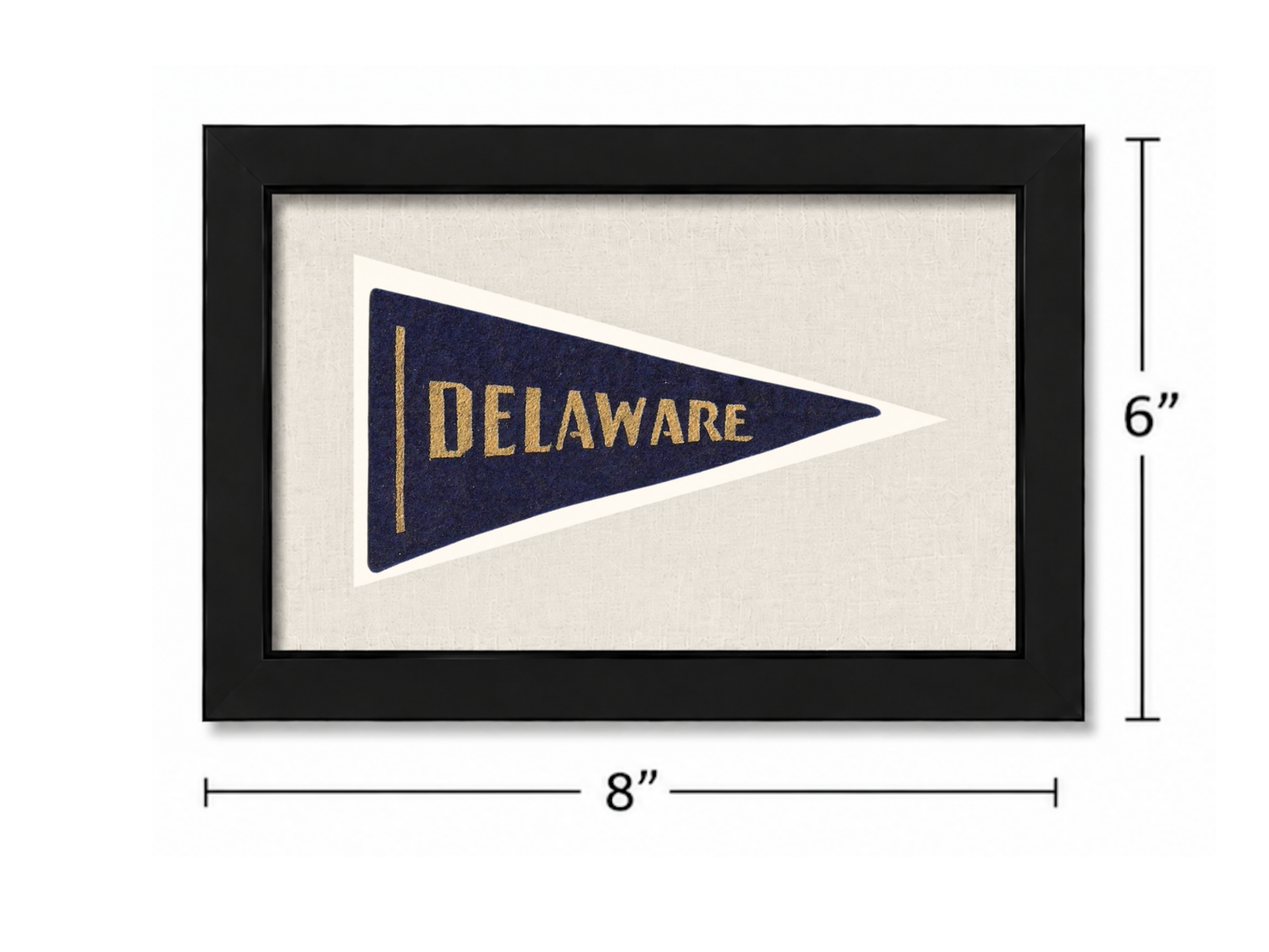 Vintage Delaware Pennant