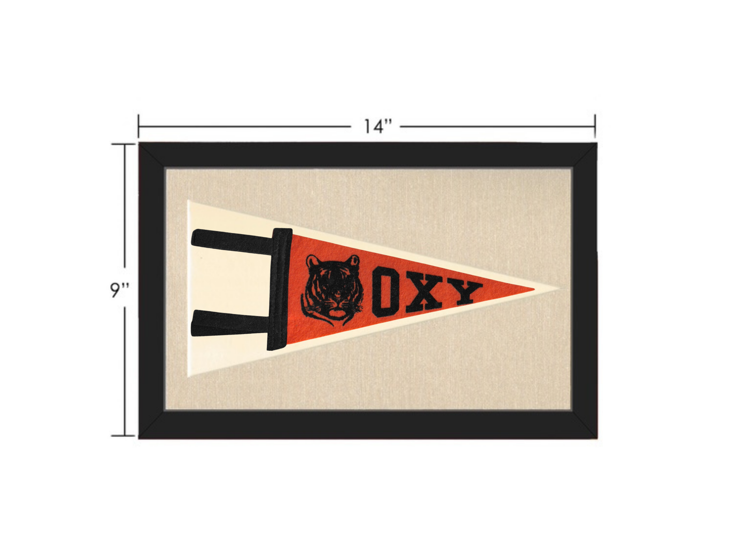 Vintage Occidental College Pennant