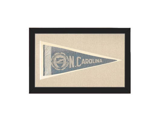 Vintage University of North Carolina Pennant