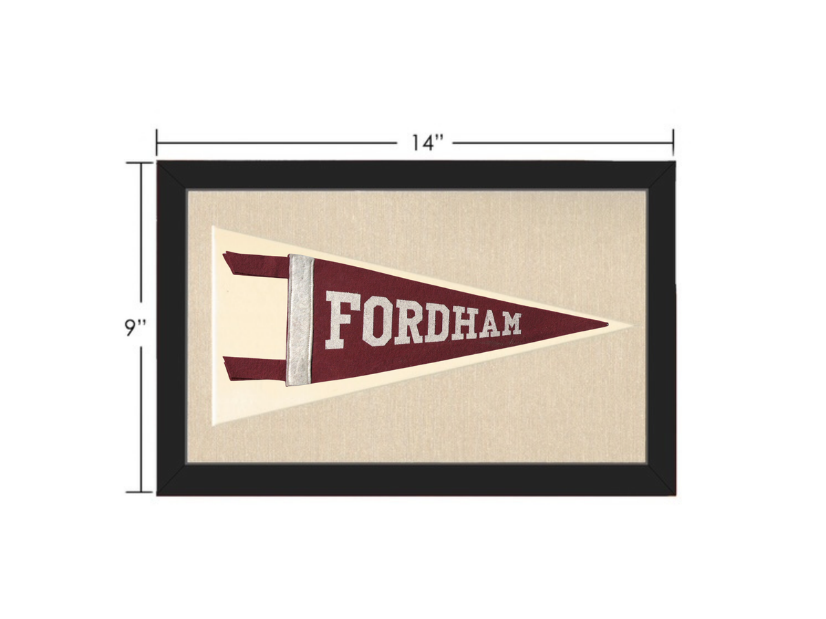 Vintage Fordham University Pennant