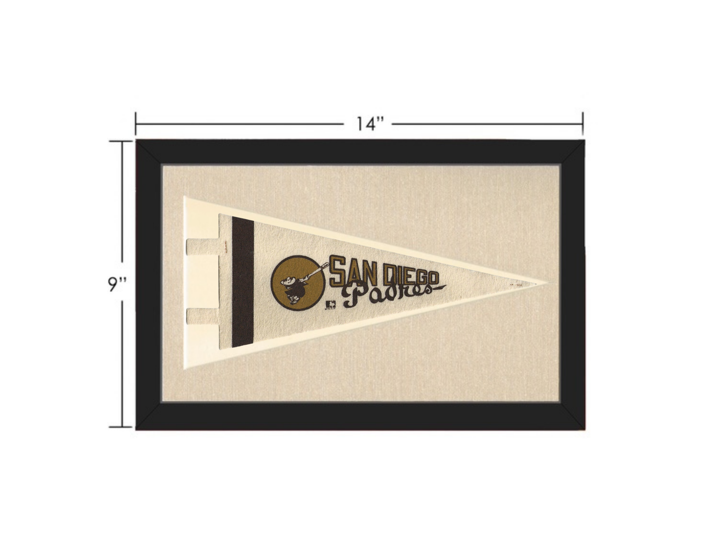 Vintage Padres Pennant