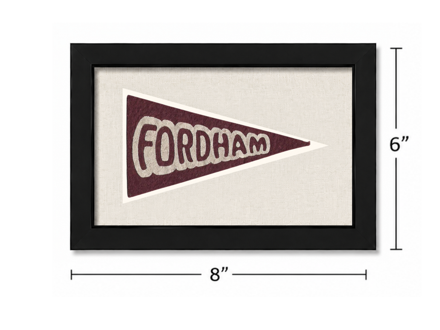 Vintage Fordham University Pennant